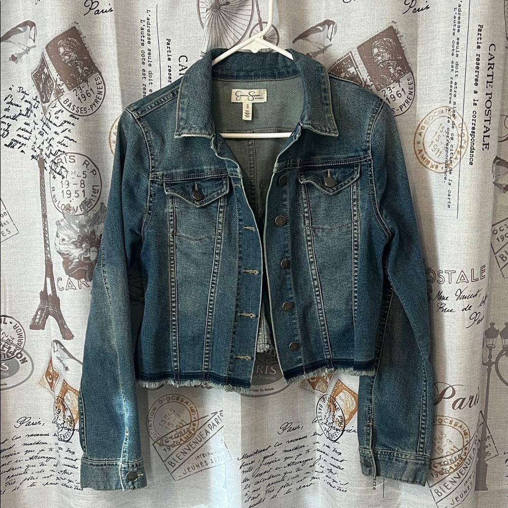 Jessica Simpson Blue Jean Jacket
